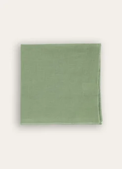 SERVIETTE DE TABLE EN COTON ET LIN BOURDON COLORÉ AMANDE