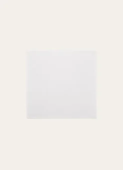 SERVIETTE DE TABLE UNIE EN COTON BLANC