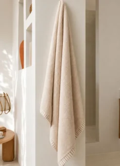 SERVIETTE DE TOILETTE CHINÉE BEIGE