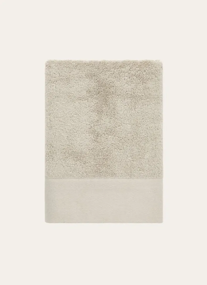 SERVIETTE DE TOILETTE COTON MOELLEUX ZÉRO TORSION GREGE