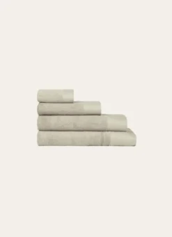 SERVIETTE DE TOILETTE COTON MOELLEUX ZÉRO TORSION GREGE