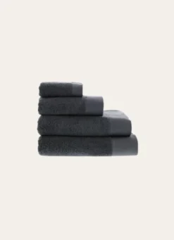 SERVIETTE DE TOILETTE COTON MOELLEUX ZÉRO TORSION CARBONE