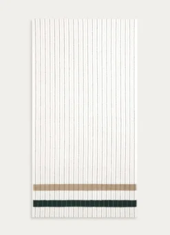 SERVIETTE DE TOILETTE À RAYURES CÉLESTINE MULTICOLORE