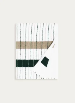 SERVIETTE DE TOILETTE À RAYURES CÉLESTINE MULTICOLORE