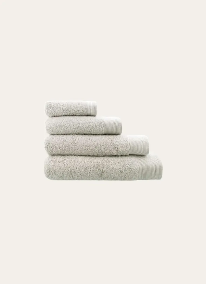 SERVIETTE DE TOILETTE UNIE EN COTON 500GR PERLE