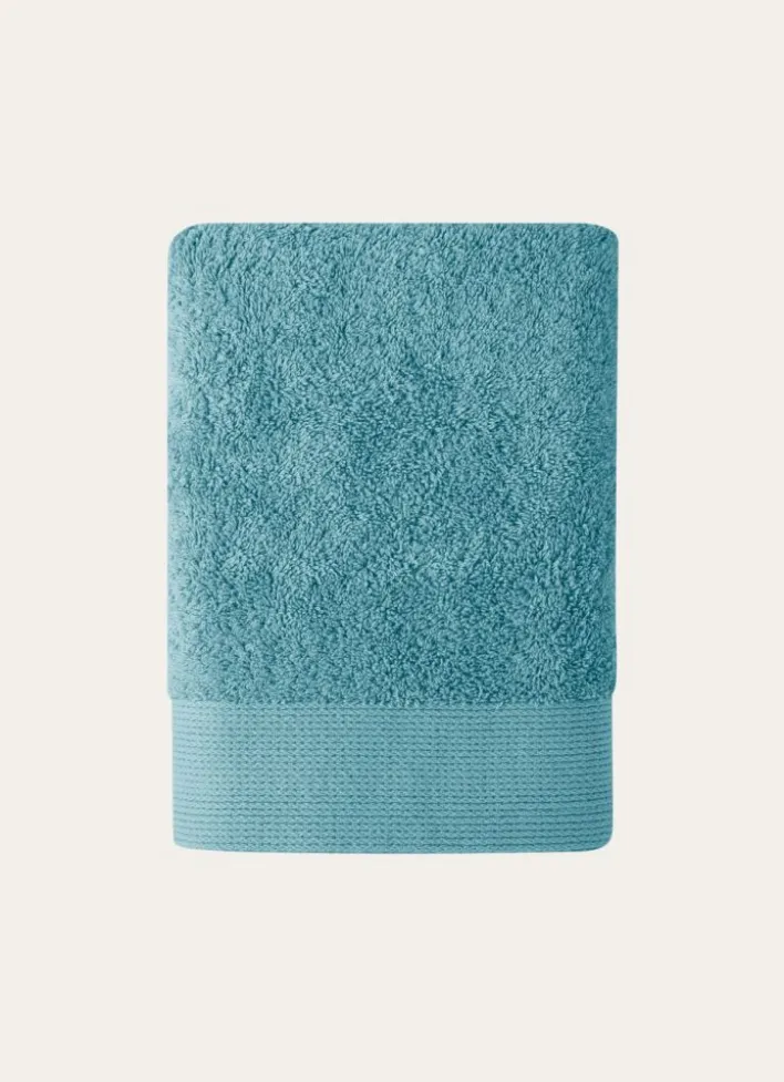 SERVIETTE DE TOILETTE UNIE EN COTON 500GR CANARD