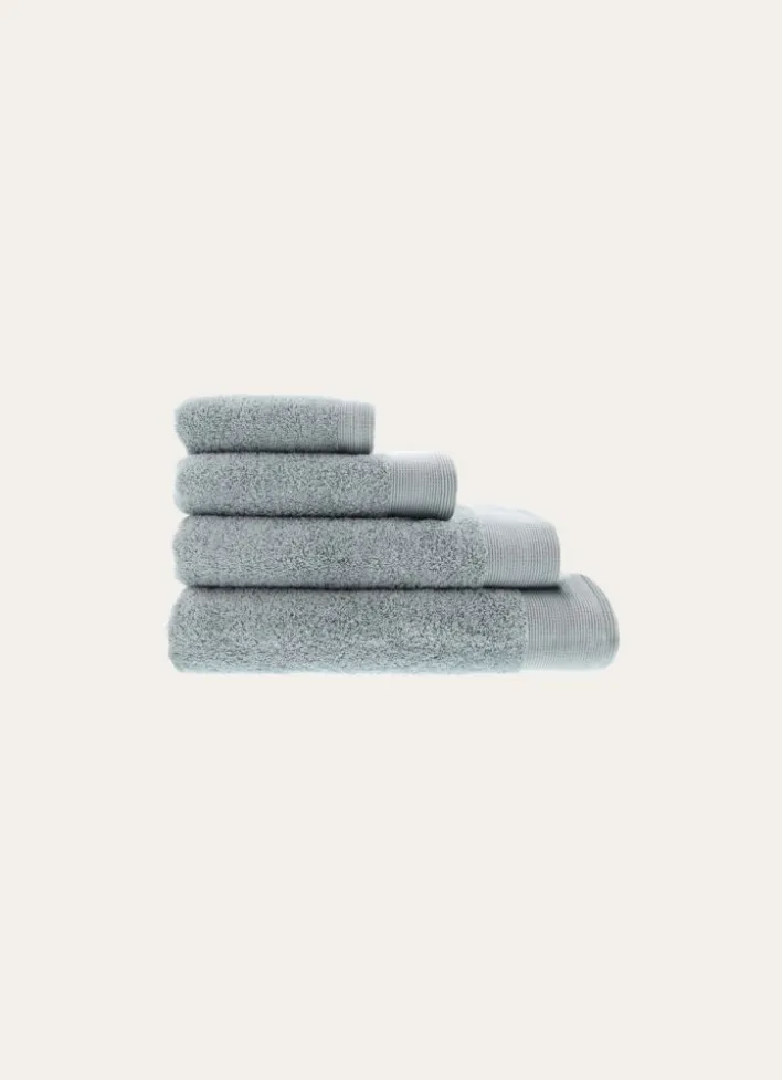 SERVIETTE DE TOILETTE UNIE EN COTON 500GR BLEU ORAGE