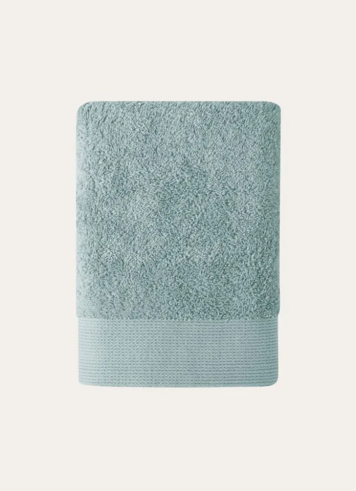 SERVIETTE DE TOILETTE UNIE EN COTON 500GR BLEU ORAGE