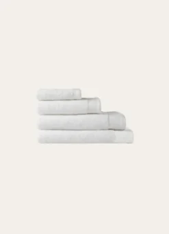 SERVIETTE DE TOILETTE UNIE EN COTON 500GR BLANC