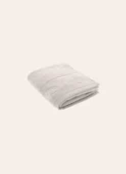 SERVIETTE INVITÉ EN VELOURS BRODÉE 500GR GRIS