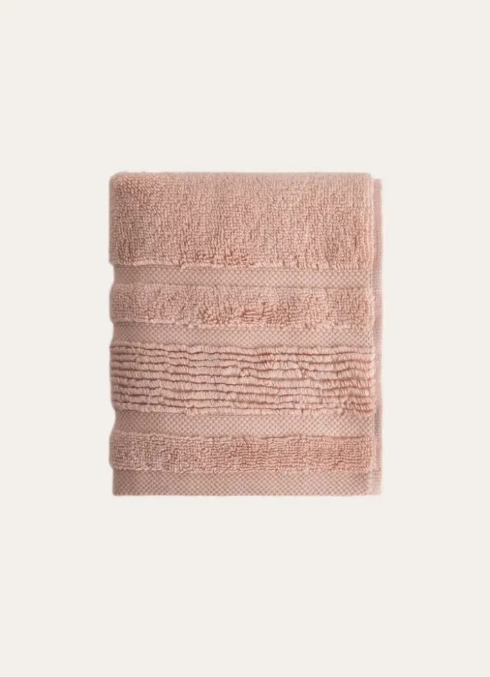 SERVIETTE INVITÉ MOELLEUSE LITEAU RAFFINÉ ROSE