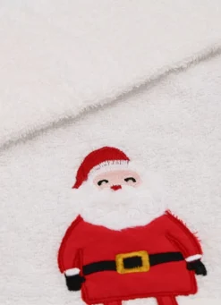 SERVIETTE INVITÉ PERSONNAGE DE NOËL BLANC