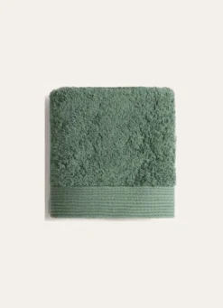 SERVIETTE INVITÉ UNIE EN COTON 500GR OLIVE
