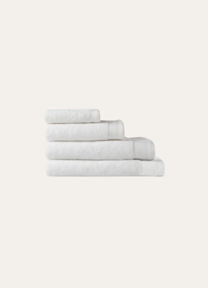 SERVIETTE INVITÉ UNIE EN COTON 500GR BLANC