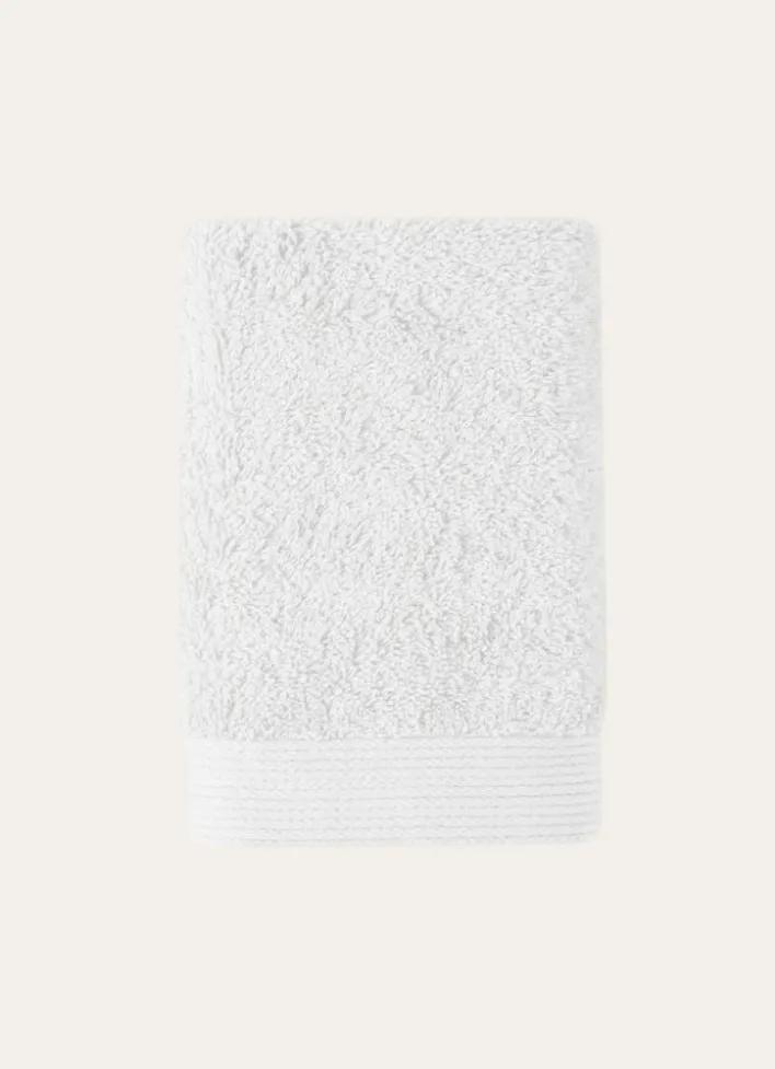 SERVIETTE INVITÉ UNIE EN COTON 500GR BLANC