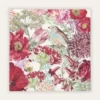 SERVIETTES EN PAPIERMOTIF OISEAU MULTICOLORE