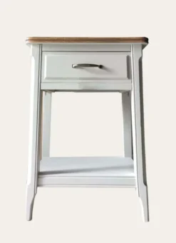 TABLE DE CHEVET CLASSIQUE BLANC