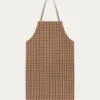 TABLIER DE CUISINE À CARREAUX EN COTON MULTICOLORE