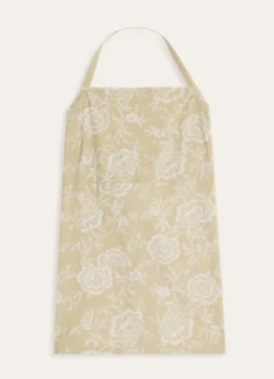 TABLIER À FLEURS RALY BEIGE