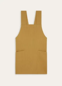 TABLIER JAPONAIS UNI EN COTON ET LIN OSIER
