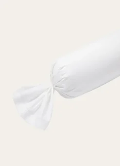 TAIE DE TRAVERSIN EN PERCALE DE COTON BLANC