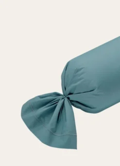 TAIE DE TRAVERSIN EN PERCALE DE COTON VERT