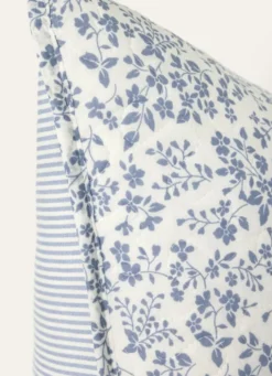 TAIE D'OREILLER MATELASSÉE DOMITILLE BLEU