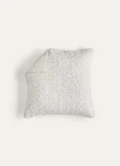 TAIE D'OREILLER MATELASSÉE DOMITILLE ÉCRU