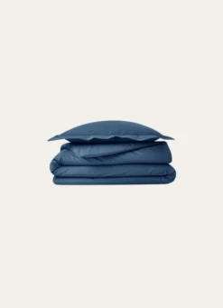 TAIE D'OREILLER UNIE EN PERCALE DE COTON JEAN
