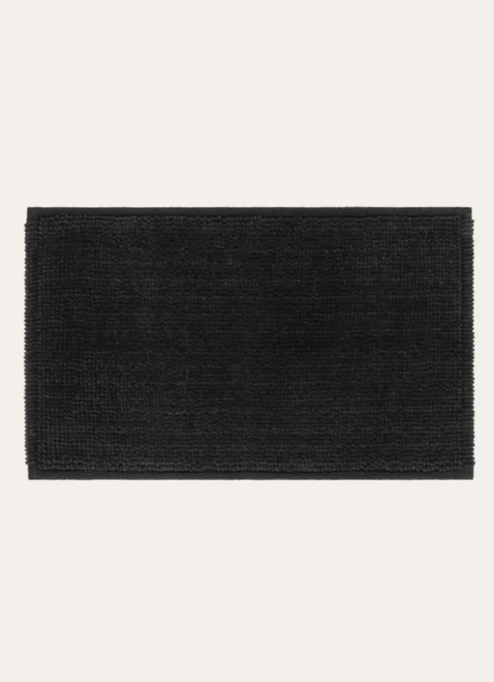 TAPIS DE BAIN CHENILLE Noir