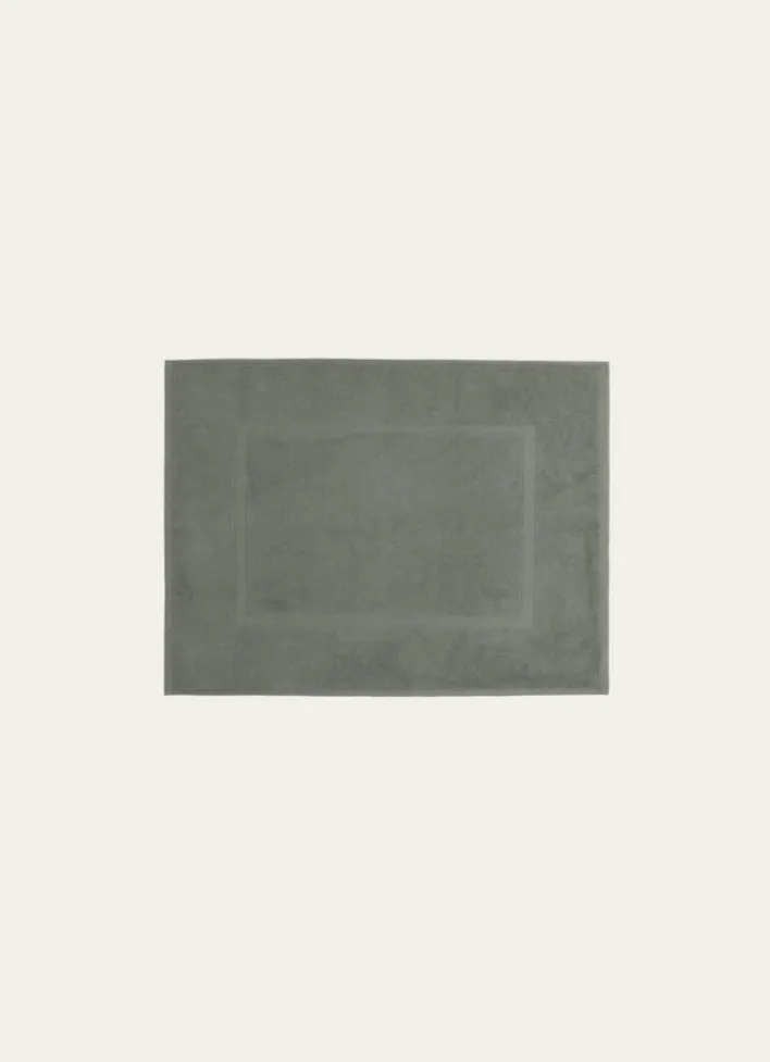 TAPIS DE BAIN COTON MOELLEUX ZÉRO TORSION VERT