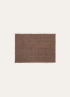 TAPIS DE BAIN JACQUARD UNI ANTIDÉRAPANT BRUN