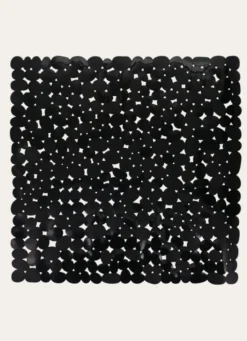 TAPIS FOND DE DOUCHE ANTIDÉRAPANT GALO NOIR