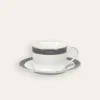 TASSE EN PORCELAINE AVEC LISERET EN OR SONGE NOIR