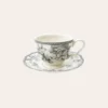TASSE ET SOUCOUPE EN GRÈS ADELAÏDE GRIS