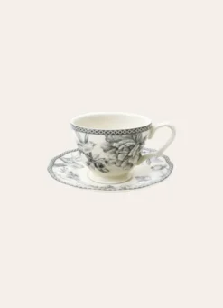 TASSE ET SOUCOUPE EN GRÈS ADELAÏDE GRIS