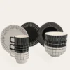 TASSE GEOM NOIR