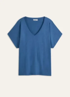 TEE-SHIRT EN COTON MARINE