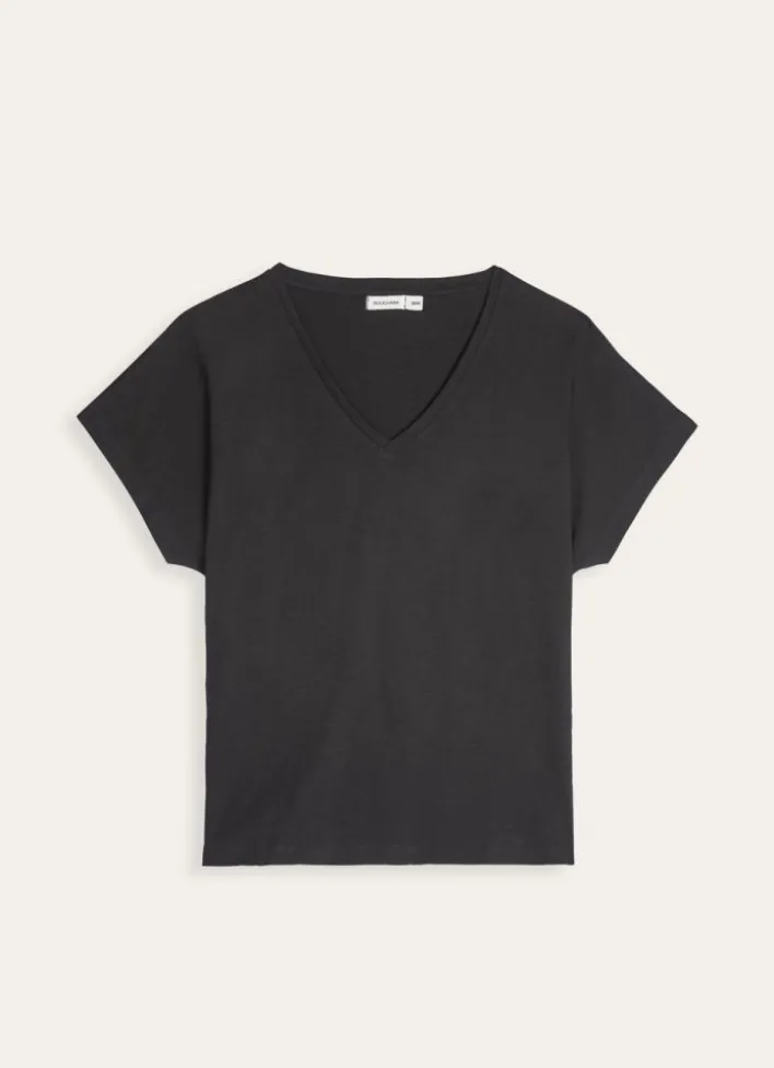 TEE-SHIRT EN COTON NOIR