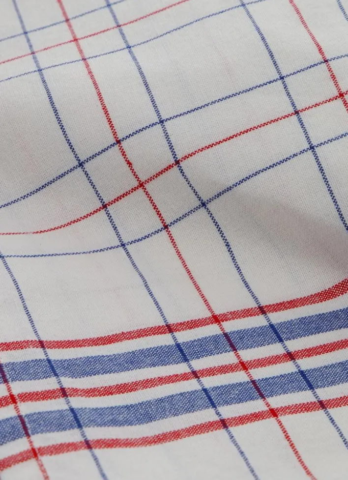 TORCHON EN COTON À CARREAUX MULTICOLORE