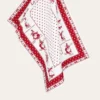 TORCHON EN COTON IMPRIMÉ BIGOUDÈNES ROUGE