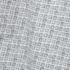 TORCHON EN COTON MINI MOTIFSBLANC GRIS