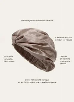 TURBAN PURE SOIE DE MÛRIER NUDE