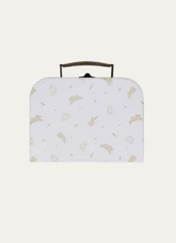 VALISETTE MOTIF LAPIN BLANC
