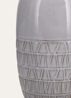 VASE CIME BLANC / GRISE