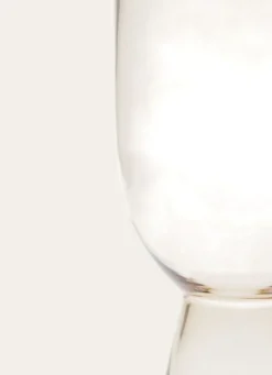 VASE EN VERRE TRANSPARENT AMBRE TRANSPARENT