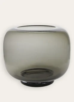 VASE EN VERRE TRANSPARENT MULTIFONCTIONNEL GRIS TRANSPARENT