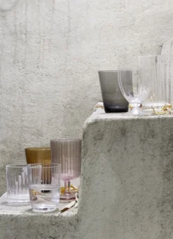 VERRE A WHISKY HAUT TRANSPARENT