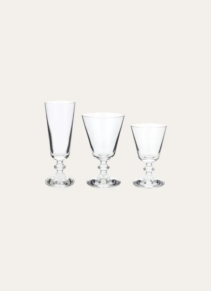 VERRE À VIN EN CRISTALLIN TRANSPARENT