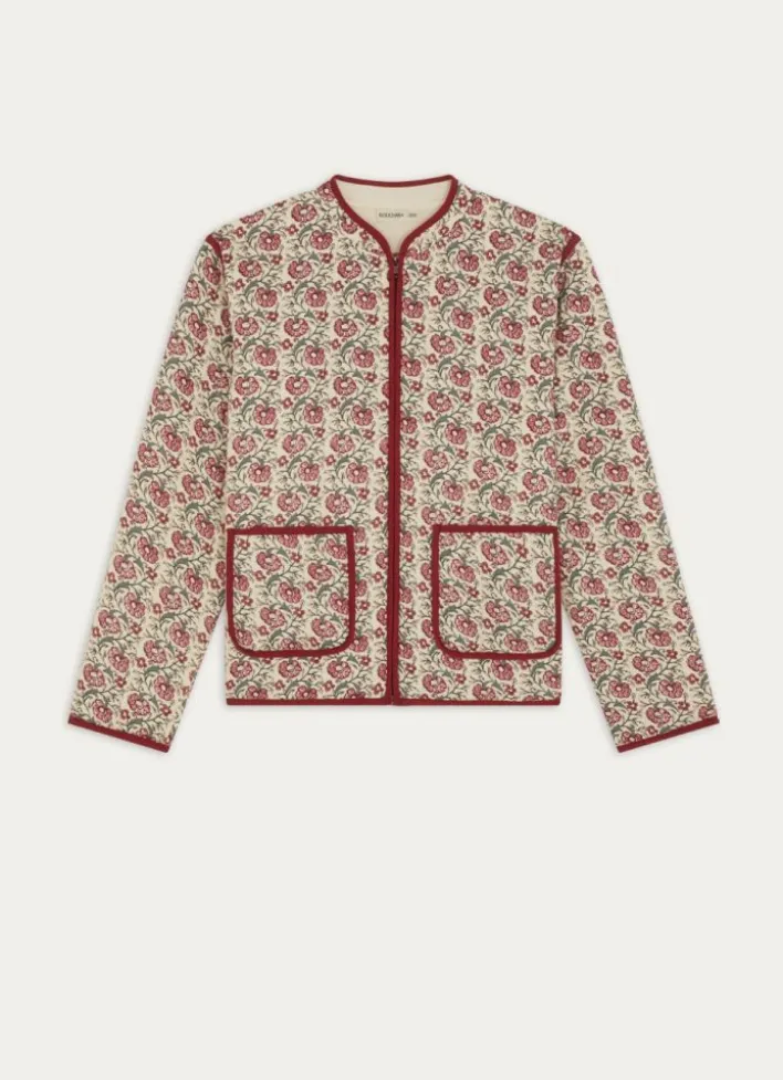 VESTE MATELASSEE BEIGE CLAIR